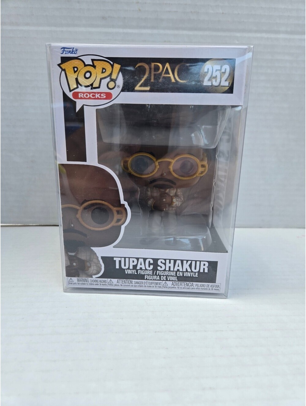 Funko Pop! Rocks 2Pac Tupac Shakur Vinyl Figure #252 Collectible